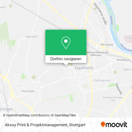 Aksoy Print & Projektmanagement Karte
