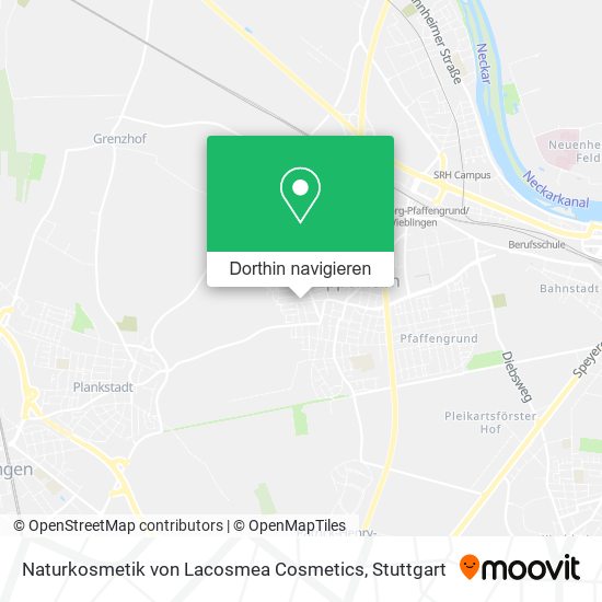 Naturkosmetik von Lacosmea Cosmetics Karte
