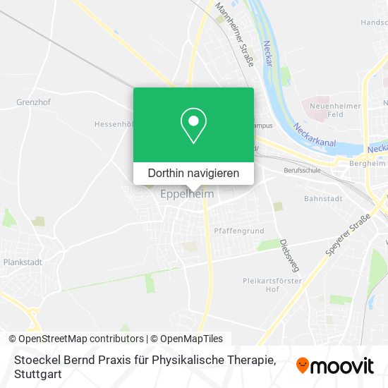 Stoeckel Bernd Praxis für Physikalische Therapie Karte