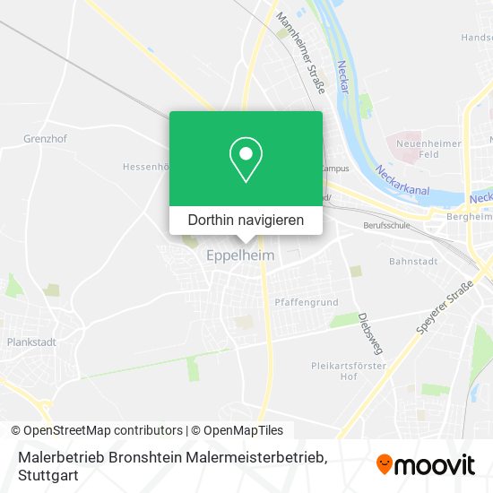 Malerbetrieb Bronshtein Malermeisterbetrieb Karte