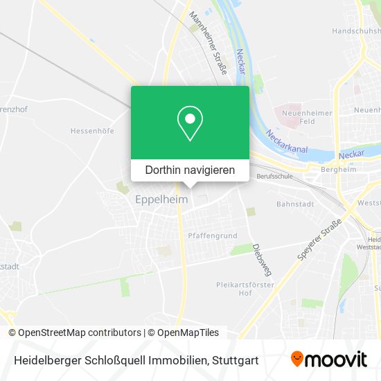 Heidelberger Schloßquell Immobilien Karte