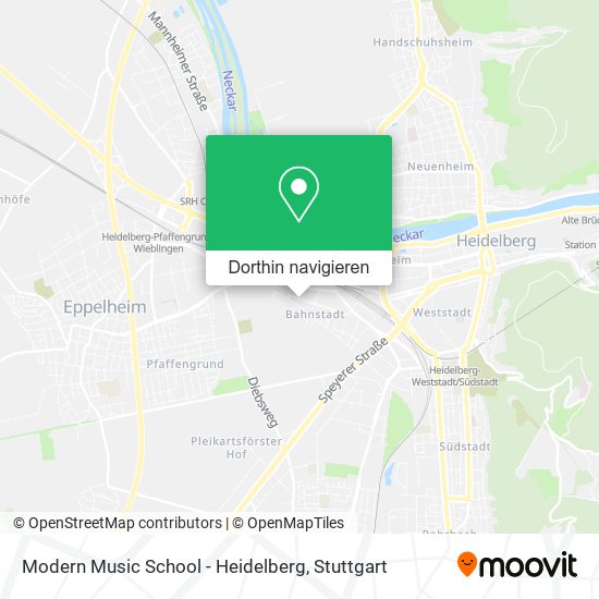 Modern Music School - Heidelberg Karte