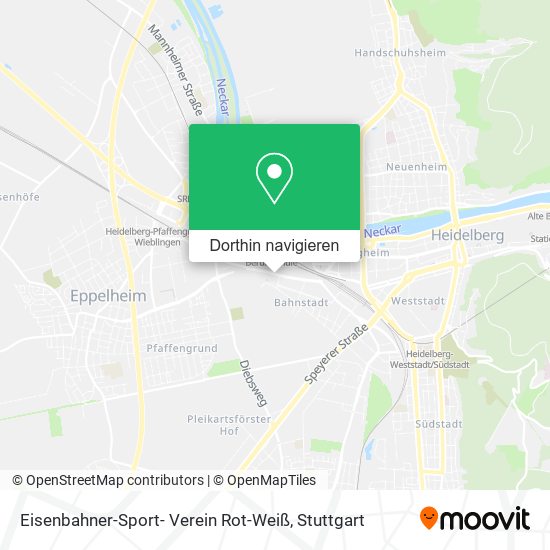 Eisenbahner-Sport- Verein Rot-Weiß Karte