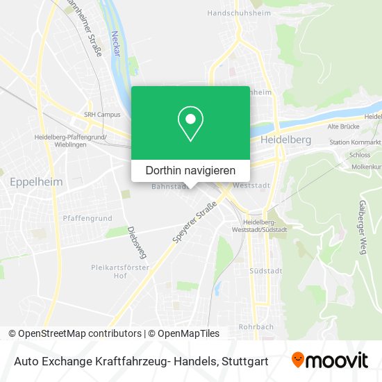 Auto Exchange Kraftfahrzeug- Handels Karte