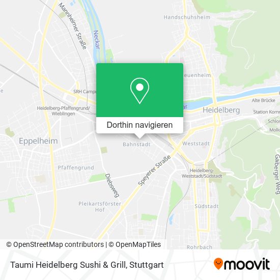 Taumi Heidelberg Sushi & Grill Karte