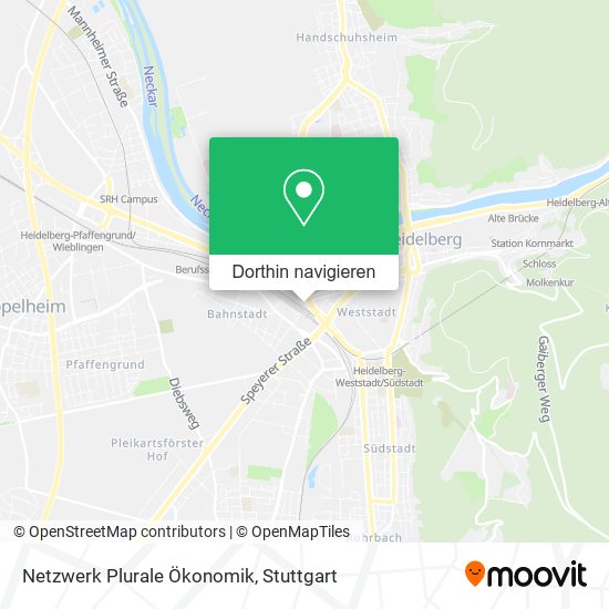 Netzwerk Plurale Ökonomik Karte