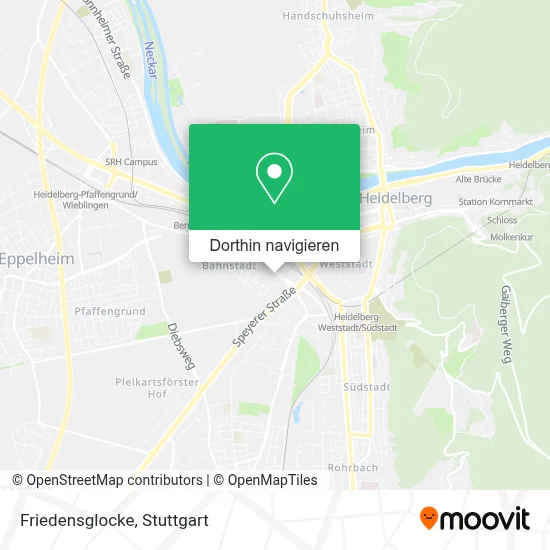 Friedensglocke Karte