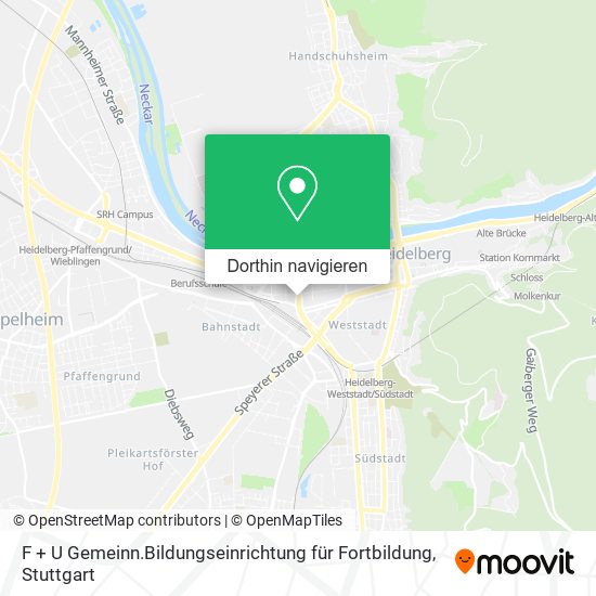 F + U Gemeinn.Bildungseinrichtung für Fortbildung Karte