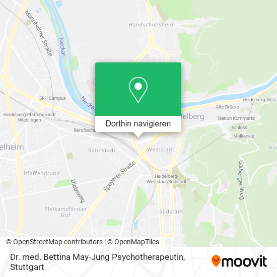 Dr. med. Bettina May-Jung Psychotherapeutin Karte