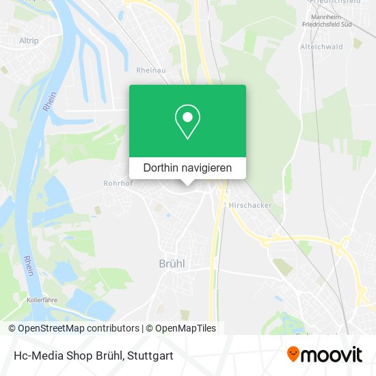 Hc-Media Shop Brühl Karte