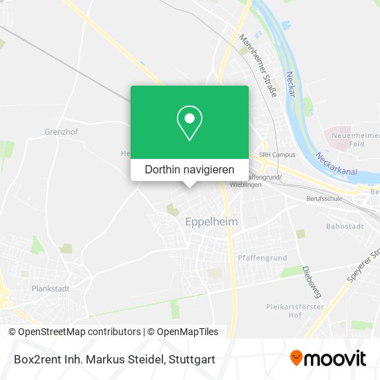 Box2rent Inh. Markus Steidel Karte