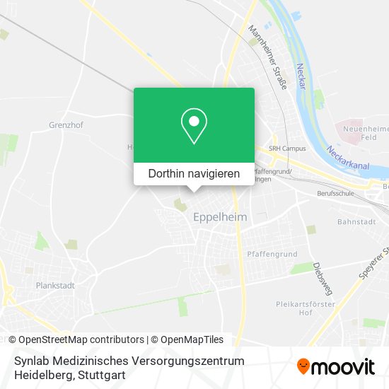 Synlab Medizinisches Versorgungszentrum Heidelberg Karte