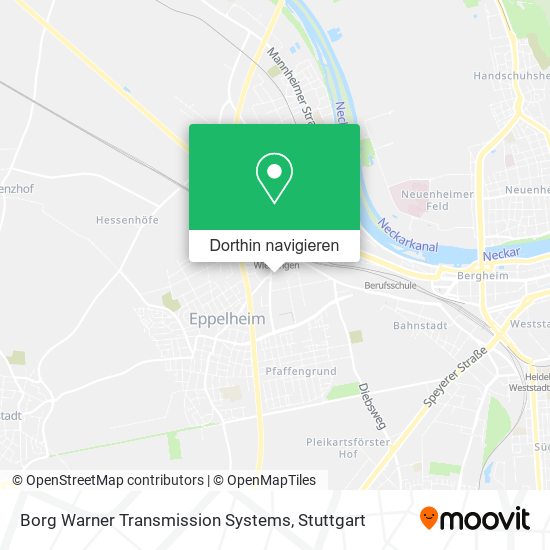 Borg Warner Transmission Systems Karte