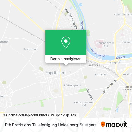 Pth Präzisions-Teilefertigung Heidelberg Karte