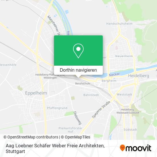 Aag Loebner Schäfer Weber Freie Architekten Karte