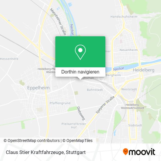 Claus Stier Kraftfahrzeuge Karte