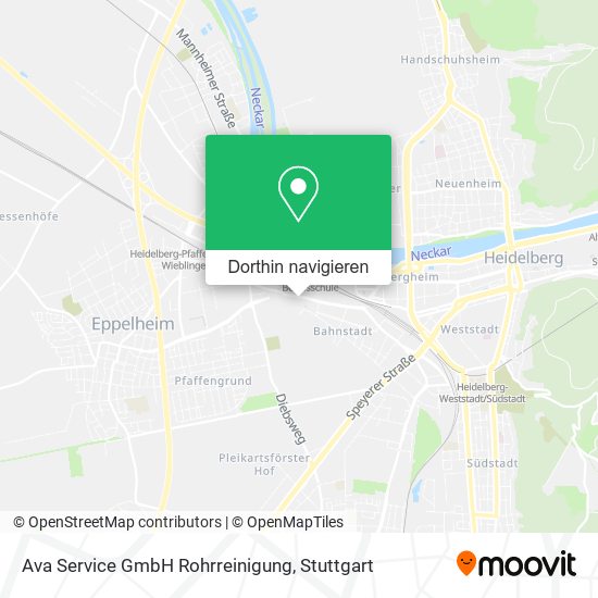 Ava Service GmbH Rohrreinigung Karte
