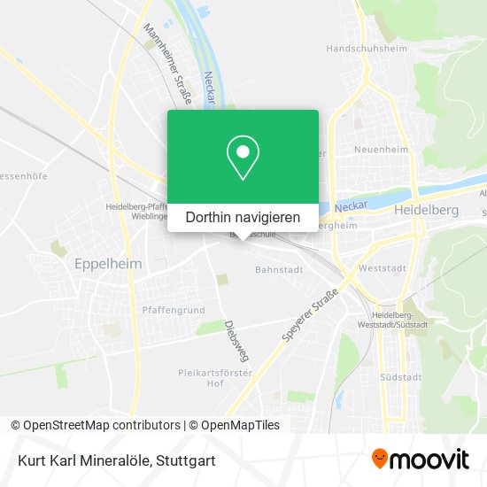 Kurt Karl Mineralöle Karte