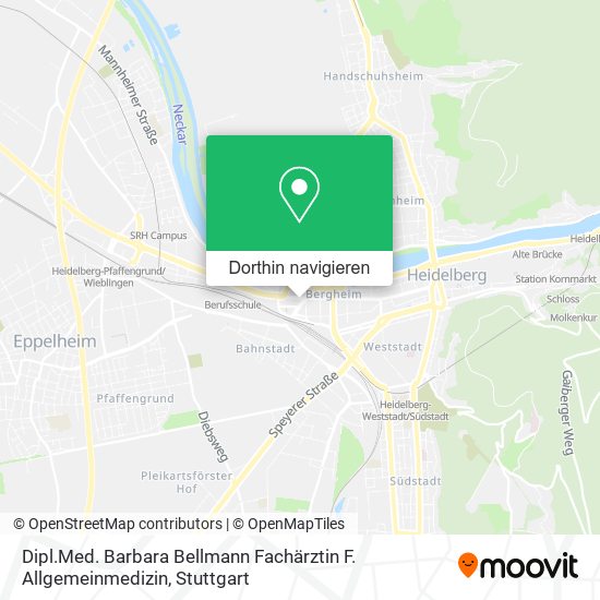 Dipl.Med. Barbara Bellmann Fachärztin F. Allgemeinmedizin Karte