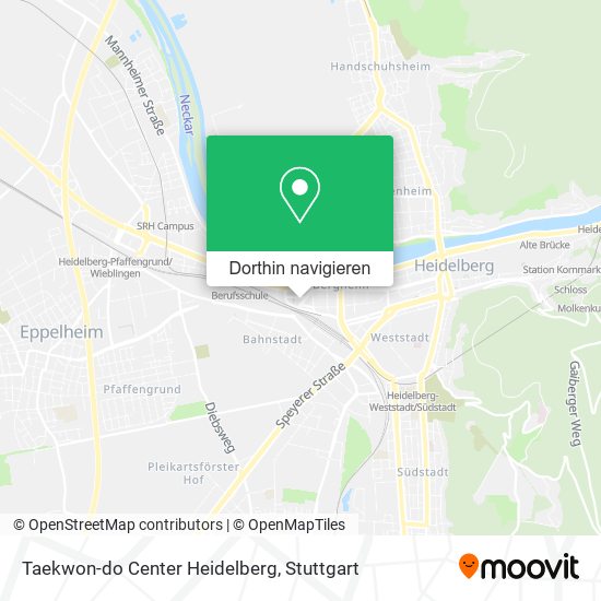 Taekwon-do Center Heidelberg Karte