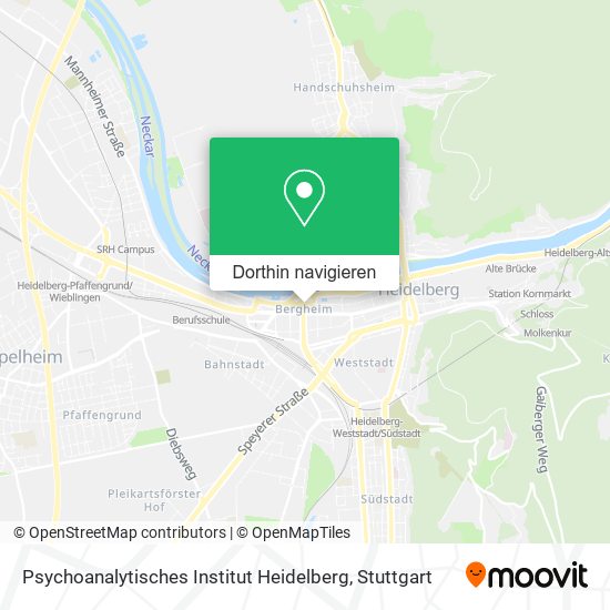 Psychoanalytisches Institut Heidelberg Karte