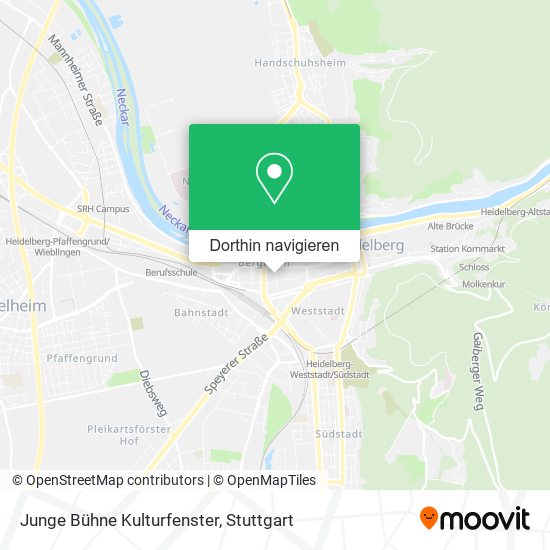 Junge Bühne Kulturfenster Karte