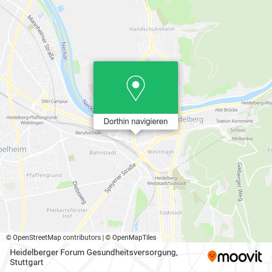 Heidelberger Forum Gesundheitsversorgung Karte