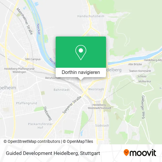 Guided Development Heidelberg Karte