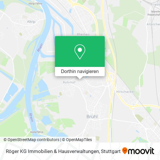 Röger KG Immobilien & Hausverwaltungen Karte