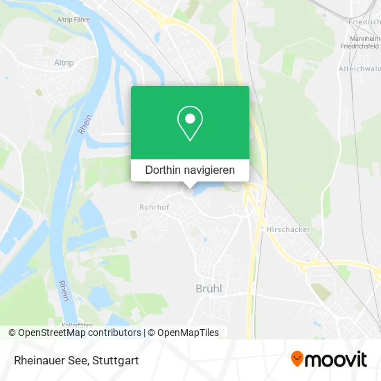 Rheinauer See Karte