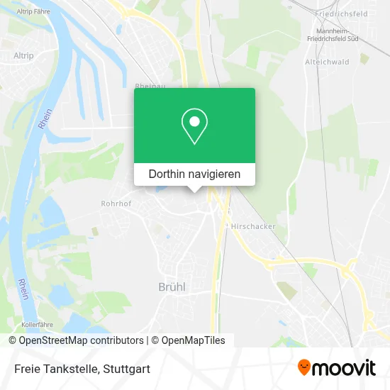 Freie Tankstelle Karte