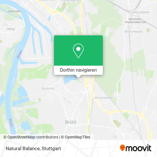 Natural Balance Karte