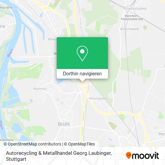 Autorecycling & Metallhandel Georg.Laubinger Karte