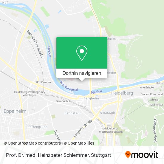 Prof. Dr. med. Heinzpeter Schlemmer Karte