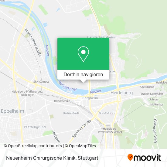 Neuenheim Chirurgische Klinik Karte