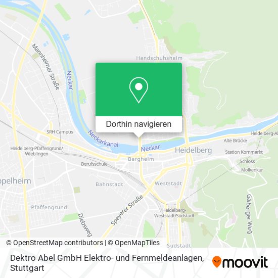 Dektro Abel GmbH Elektro- und Fernmeldeanlagen Karte
