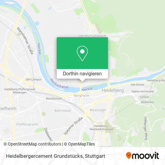 Heidelbergercement Grundstücks Karte