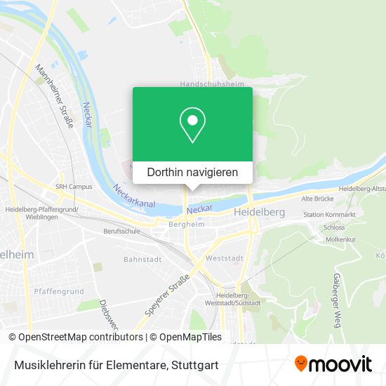 Musiklehrerin für Elementare Karte