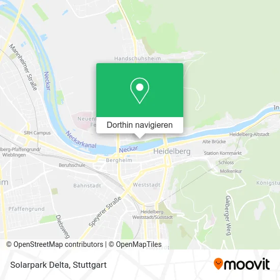 Solarpark Delta Karte