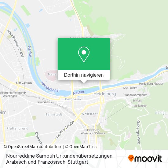 Nourreddine Samouh Urkundenübersetzungen Arabisch und Französisch Karte