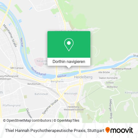 Thiel Hannah Psychotherapeutische Praxis Karte