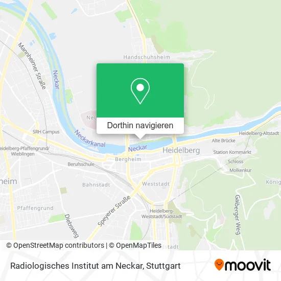Radiologisches Institut am Neckar Karte