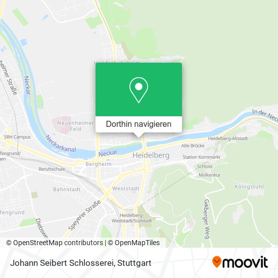 Johann Seibert Schlosserei Karte