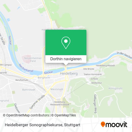 Heidelberger Sonographiekurse Karte