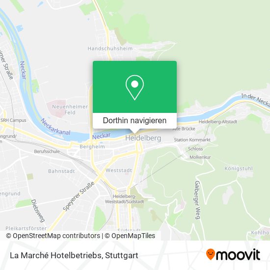 La Marché Hotelbetriebs Karte