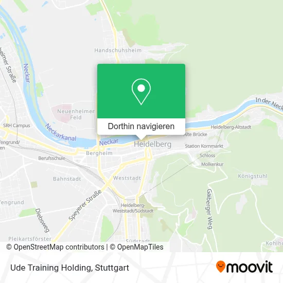Ude Training Holding Karte