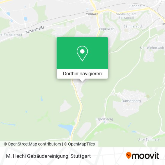 M. Hechi Gebäudereinigung Karte