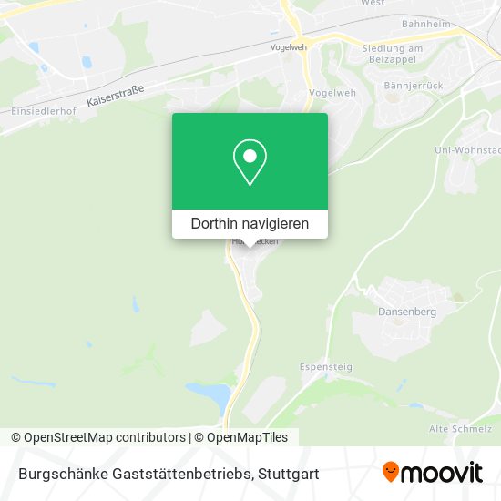 Burgschänke Gaststättenbetriebs Karte