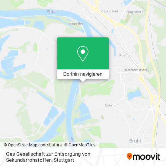 Ges Gesellschaft zur Entsorgung von Sekundärrohstoffen Karte