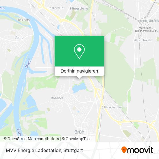 MVV Energie Ladestation Karte